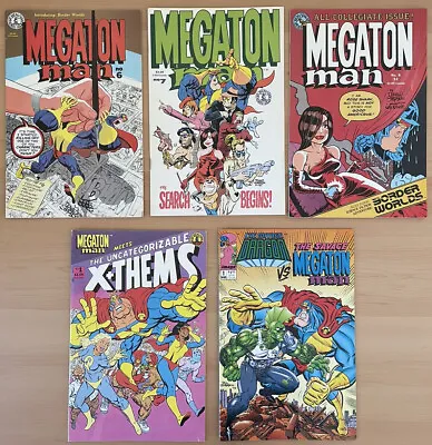 Buy Lot Of 5 Megaton Man Comic Books #6 #7 #8 +others • 11.85£