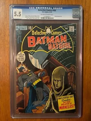 Buy Detective Comics #406 CGC 5.5 D.C. Comics 12/70 Batman Batgirl  • 63.14£