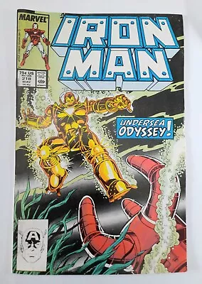 Buy 1987 Iron Man 218 VF/NM.First App.Deep Sea Armor.Misprinting.Marvel Comics • 17.13£