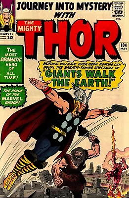 Buy Marvel- Journey Into Mystery #104 (1964) Thor - S. Lee & J. Kirby • 142.19£