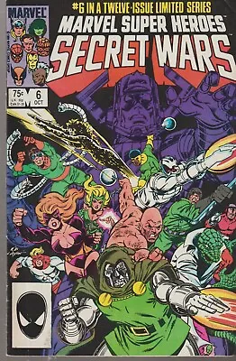 Buy Marvel Comics Marvel Super Heroes Secret Wars #6 (1984) 1st Print F+ • 21.95£