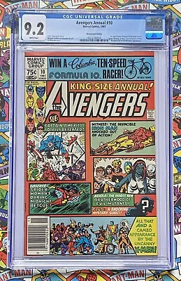 Buy AVENGERS ANNUAL #10 - OCT 1981 - 1st ROGUE APPEARANCE - CGC (9.2) NM- NEWSSTAND! • 249.99£