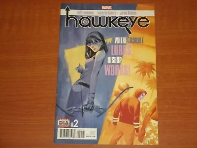 Buy Marvel Comics:  HAWKEYE #2  March 2017 Kate Bishop  By Kelly Thompson, Romero • 4.99£