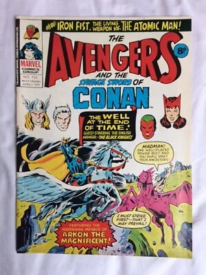 Buy AVENGERS & Conan  #133 - 3 April 1976 - Marvel UK Comic - Free Post • 3.50£