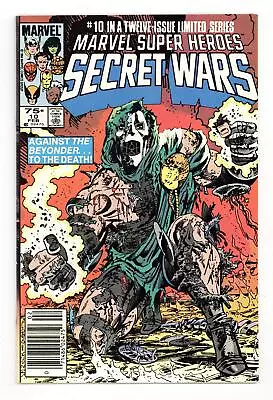 Buy Marvel Super Heroes Secret Wars #10N Newsstand Variant FN 6.0 1985 • 25.58£