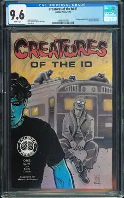 Buy Creatures Of The Id #1 CGC 9.6 White 1st Madman Frank Einstein Mike Allred 1990 • 479.63£