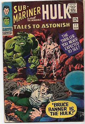 Buy Tales To Astonish 77 F-/F Fine-/Fine Jack Kirby Cover Krang Lady Dorma 1966 • 15.03£
