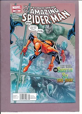 Buy Amazing Spider-man 676 Newsstand Variant NM 9.4 Or Better 2012 • 47.30£