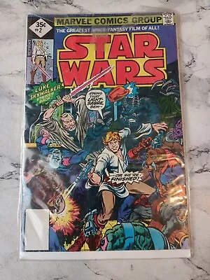 Buy Star Wars #2 1st Han Solo Obi Wan Kenobi Marvel Comics 1977 (Ref F1) • 19.99£