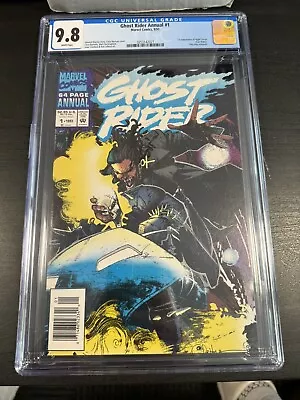 Buy Ghost Rider Annual #1 CGC 9.8 Newsstand (1993)  1st App Of Night Terror! 🔥 🔥 • 199.25£