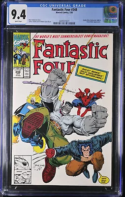 Buy Fantastic Four #348 CGC 9.4 New Slab - Spider-Man, Wolverine, Hulk, Ghost Rider • 38.20£