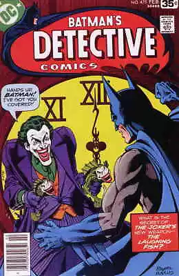 Buy Detective Comics #475 VG; DC | Low Grade - Batman Joker February 1978 Laughing F • 51.95£