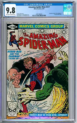 Buy Amazing Spider-Man 217 CGC Graded 9.8 NM/MT Marvel Comics 1981 • 119.84£