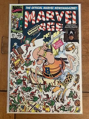 Buy MARVEL AGE #85 SERGIO ARAGONES COVER NEW MUTANTS 87 Preview 1st Cable • 12.64£