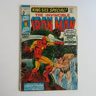 Buy Iron Man Annual 1 (1970) Reprints Tales Of Suspense/Astonish Marvel Comics IJ • 15.28£