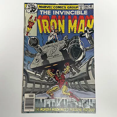 Buy Iron Man #116 (1978) MARVEL Bronze Age Key 🔑 Death Of Count Nefaria VG • 2.37£