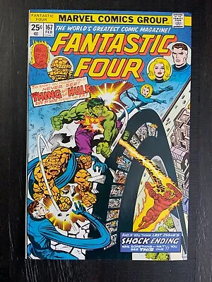 Buy Fantastic Four #167 VF Bronze Age Comic Featuring The Hulk! • 6.39£