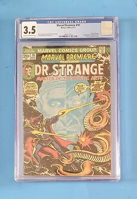 Buy Marvel Premiere #10 CGC 3.5 Featuring Dr. Strange 1973 Marvel Comics • 27.98£