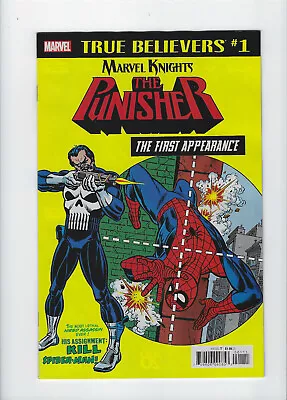 Buy True Believers: Marvel Knights 20th Anniversary Punisher The First Appearance #1 • 5.53£
