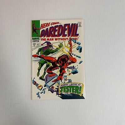 Buy Daredevil #42 1968 NM- Cent Copy 1st Appearance Of The Jester • 120£