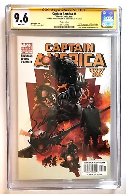 Buy Captain America #6 Cgc Ss 9.6 Signed+inscribed Sebastian Stan 1st Winter Soldier • 649.99£