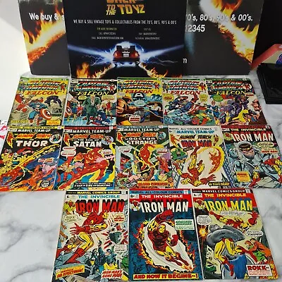 Buy Marvel UK Comic Captain America Falcon • Iron Man • 70s Some 1st Appearances A44 • 39.99£
