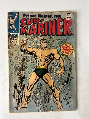 Buy Sub-Mariner #1 1968 Marvel Silver Age Comic Book Origin Issue • 100.12£