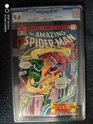 Buy Amazing Spider-Man #154 CGC 9.6 Marvel 1976 • 120£