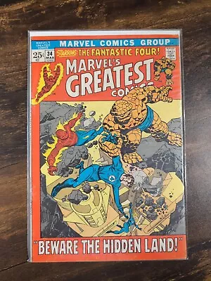 Buy Marvel's Greatest Comic # 34 - Starring The Fantastic Four - (1972) • 4£