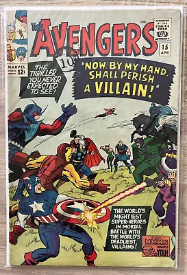 Buy Marvel Comics The Avengers #15 1965 Silver Age Death Of Baron Zemo Mega Key • 74.99£
