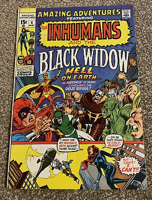 Buy Marvel Comics The Inhumans And The Black Widow #6 (1971)  • 3.25£