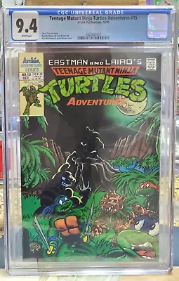 Buy Teenage Mutant Ninja Turtles Adventures #15 NM 1990 Archie New Slab Cgc 9.4 • 147.90£