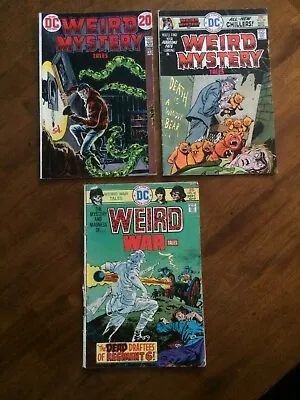 Buy Weird Mystery #4, 24, Weird War #41 (DC Comics 1973-75) Classic Horror • 7.19£