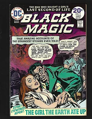 Buy Black Magic #4 (1973) VF Simon & Kirby Roussos Meskin Hangman Horror & Suspense • 8.67£