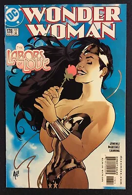 Buy WONDER WOMAN #178 Comic Book ADAM HUGHES Cover DC 2002 VF Beautiful! • 7.99£