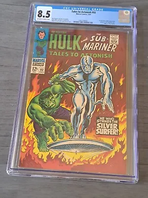 Buy Tales To Astonish 93 Cgc 8.5 - First Full Silver Surfer Outside Fantastic Four • 395.79£