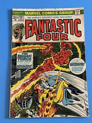 Buy Fantastic Four 131 1st Cameo Appearance Omega Ultimate Alpha 1973 Marvel Ff Ow/w • 15.35£