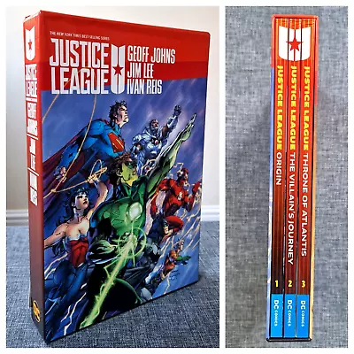 Buy Justice League By Geoff Johns Collector's Box Set [The New 52 Vol 1 2 3] TPB JLA • 14.99£