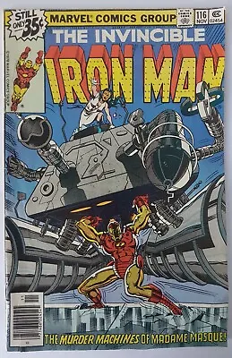 Buy IRONMAN #116 MARVEL COMICS Vol 1 ROMITA JNR ART  Scarce NOV 1978 Cents FREE P&P • 11.97£
