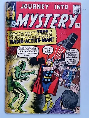 Buy Thor Journey Into Mystery #93 G- (1.8) June 1963 Marvel Comics ** • 79.99£