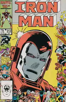 Buy Iron Man (1st Series) #212 VF; Marvel | 25th Anniversary Frame Cover - We Combin • 9.59£