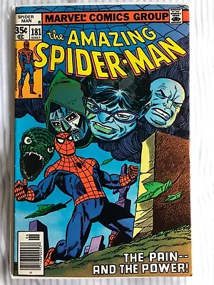 Buy Mark Jeweler Insert Amazing Spider-Man 181 (1978) Origin Of Spiderman Retold • 20.99£