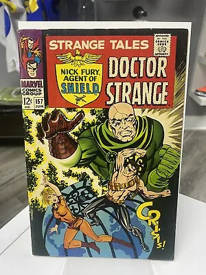 Buy Strange Tales #157 FN- Dr. Strange 1st App. Of The Living Tribunal 1967 Marvel • 79.06£