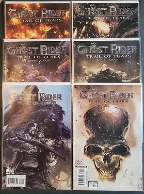 Buy Marvel Ghost Rider Trail Of Tears 1 - 6 Complete Set Garth Ennis Clayton Crain • 15£