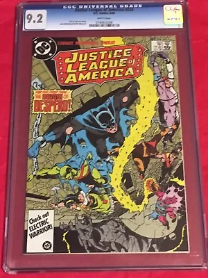 Buy JUSTICE LEAGUE AMERICA 253 CGC 9.2 Batman Conway McDonald Wray 1986 • 67.40£