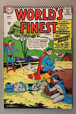 Buy World's Finest Comics #157 *1966*  The Abominable Brats!  Cover~Swan & Klein 8.5 • 75.46£