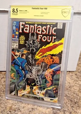 Buy Fantastic Four #80 Cbcs 8.5 Off-white To White Pages, Signed Sinnott! Nice Book! • 126.69£