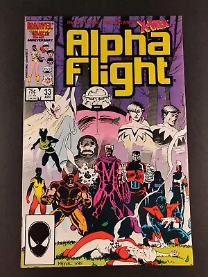 Buy ALPHA FLIGHT #33 (Marvel 1986) 1st Appearance LADY DEATHSTRIKE VF • 6.32£