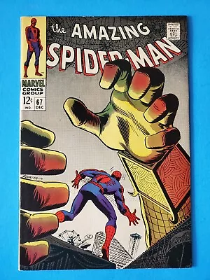 Buy Amazing Spider-Man #67 - 1st Randy Robertson, Lee, Romita - Marvel Comics 1968 • 100.53£