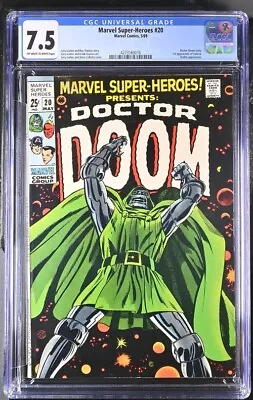 Buy Marvel Super-heroes #20 Cgc 7.5 Doctor Doom 1st Valeria • 354.81£